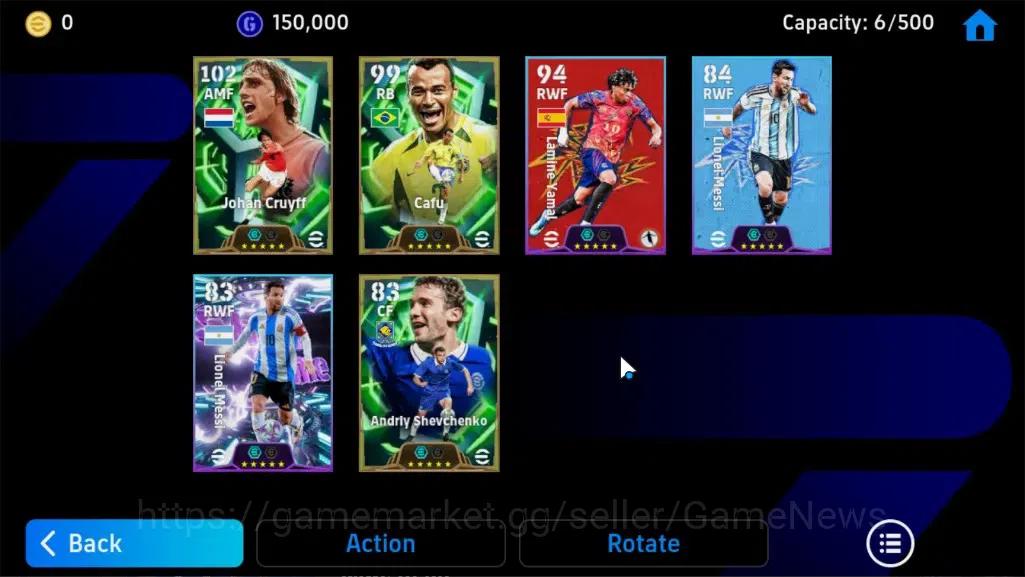 eFootball Accounts Android|Epic Johan Cruyff,Cafu,Andriy Shevchenko,S image 4