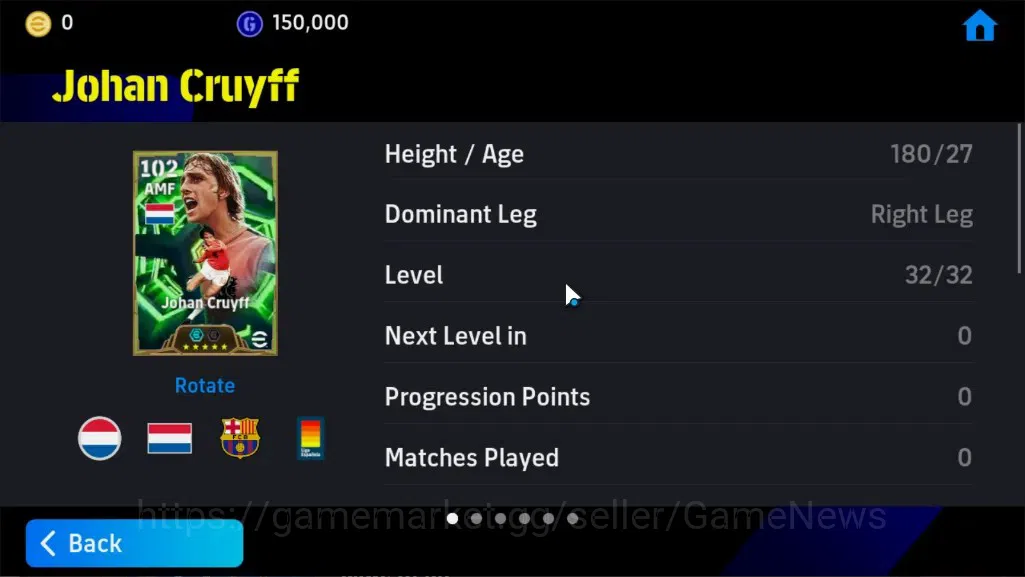 eFootball Accounts Android|Epic Johan Cruyff,Cafu,Andriy Shevchenko,S image 5