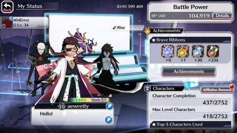 Bleach: Brave Souls Accounts [GLOBAL]21K Orbs+Fresh All Story|Lv200[Senjumaru T image 2