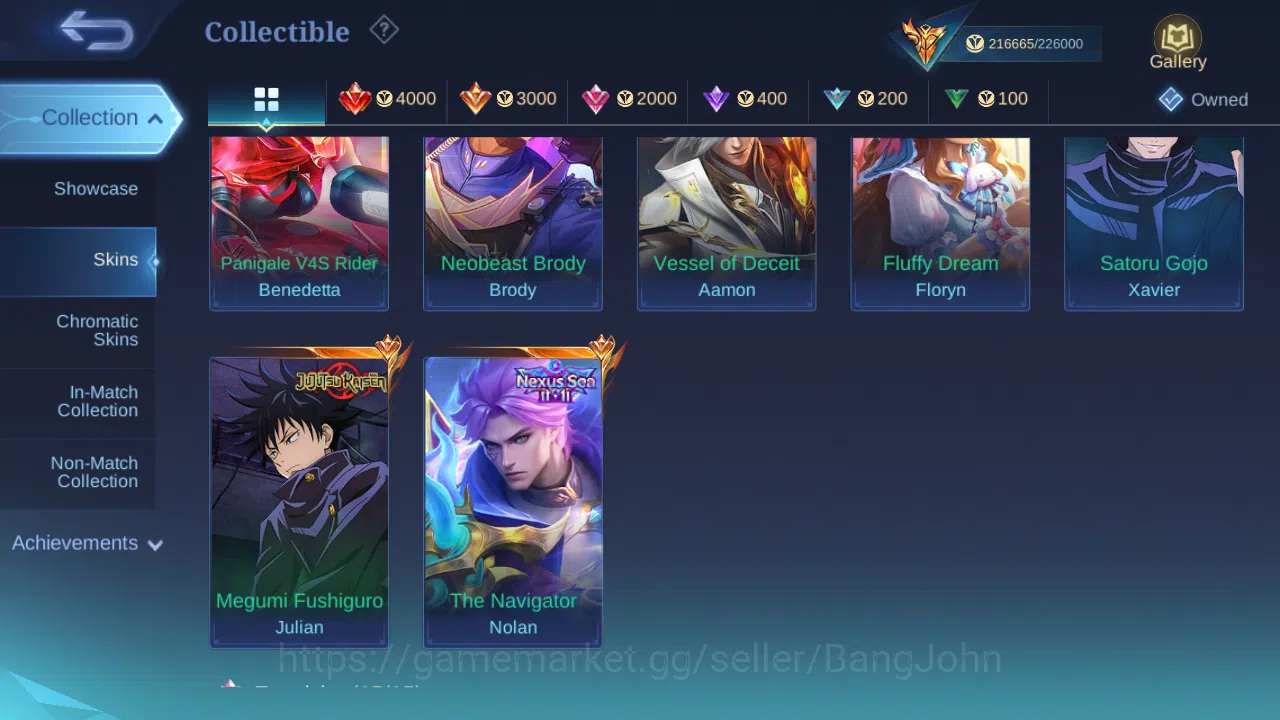 Mobile Legends: Bang Bang Accounts Hero 131 | Skin 502 | Legend (Franco , Alpha , Jho image 10