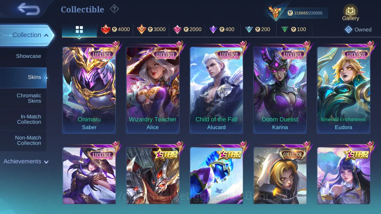 Mobile Legends: Bang Bang Accounts Hero 131 | Skin 502 | Legend (Franco , Alpha , Jho image 11