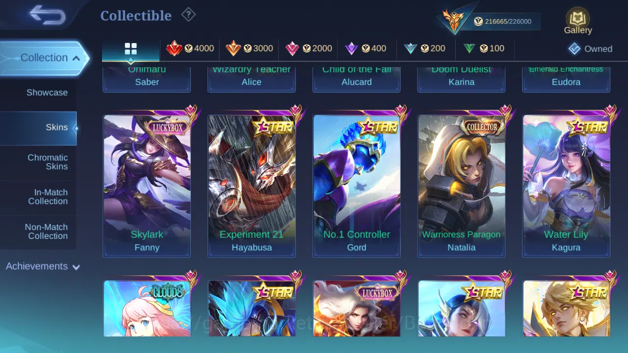 Mobile Legends: Bang Bang Accounts Hero 131 | Skin 502 | Legend (Franco , Alpha , Jho image 12