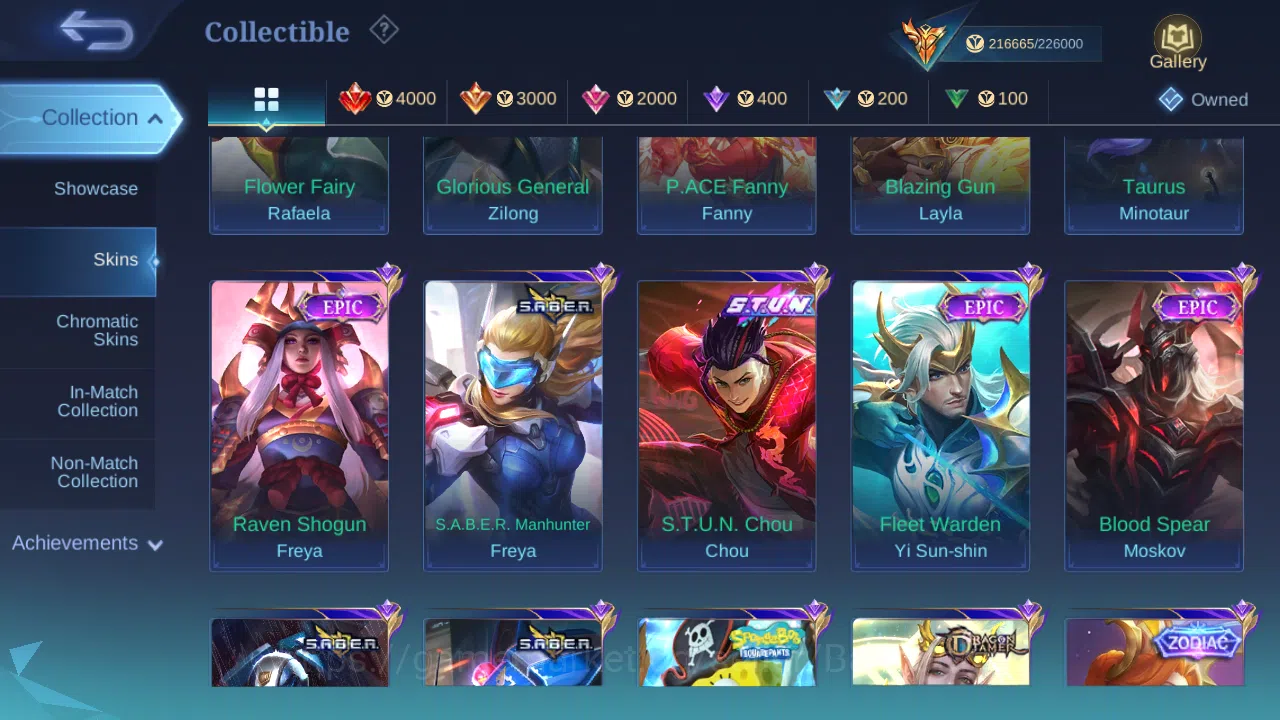 Mobile Legends: Bang Bang Accounts Hero 131 | Skin 502 | Legend (Franco , Alpha , Jho image 14