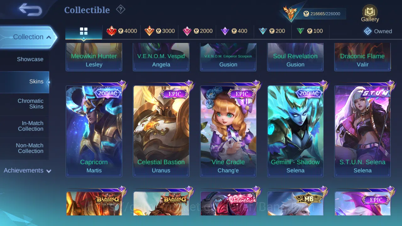 Mobile Legends: Bang Bang Accounts Hero 131 | Skin 502 | Legend (Franco , Alpha , Jho image 16