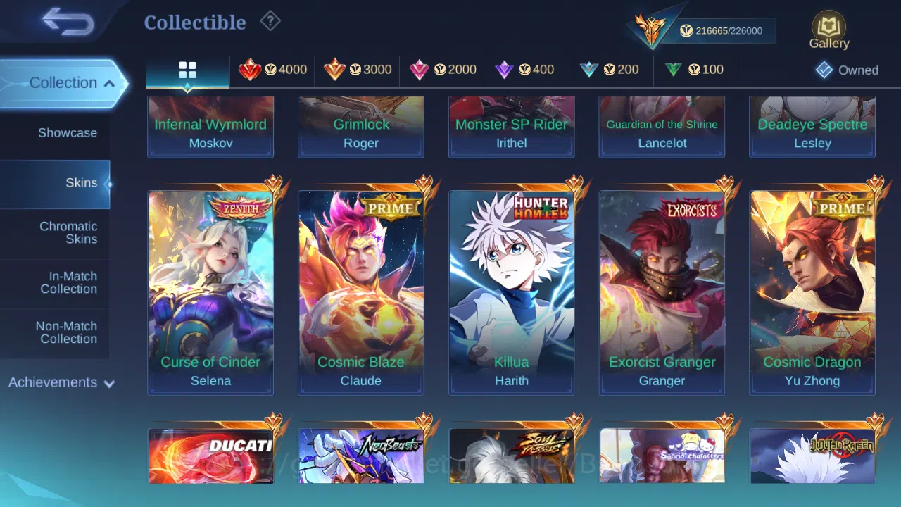 Mobile Legends: Bang Bang Accounts Hero 131 | Skin 502 | Legend (Franco , Alpha , Jho image 8