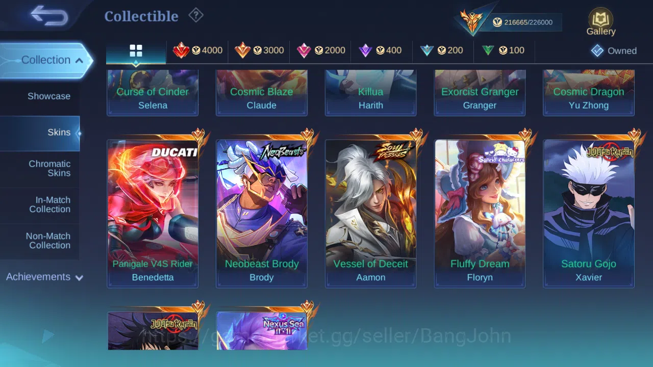 Mobile Legends: Bang Bang Accounts Hero 131 | Skin 502 | Legend (Franco , Alpha , Jho image 9