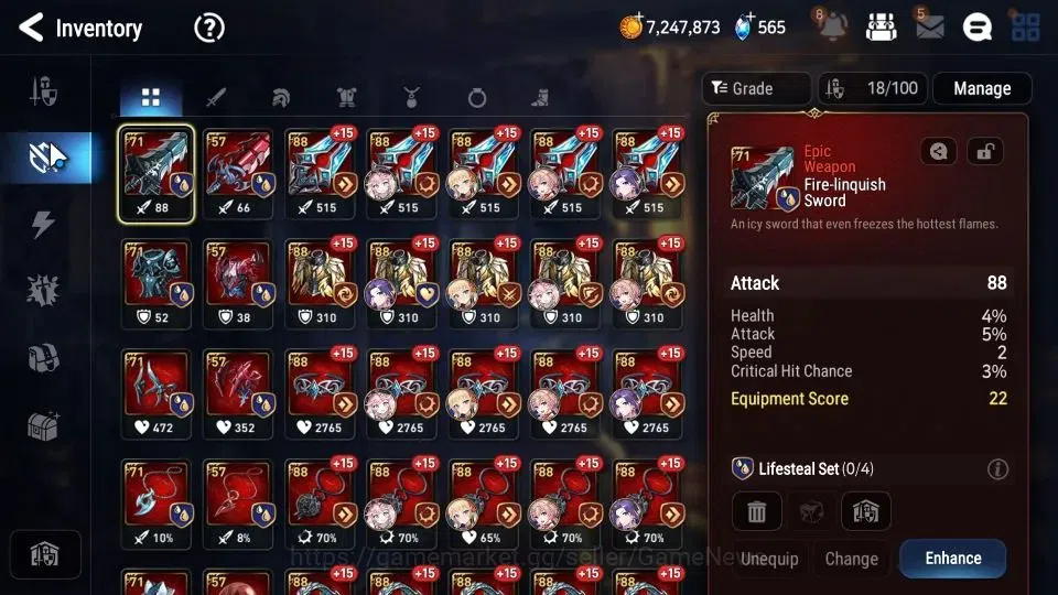 Epic Seven Accounts GLOBAL Unverif|New Era|Starter|1 ML (Lone Wolf Pei image 10