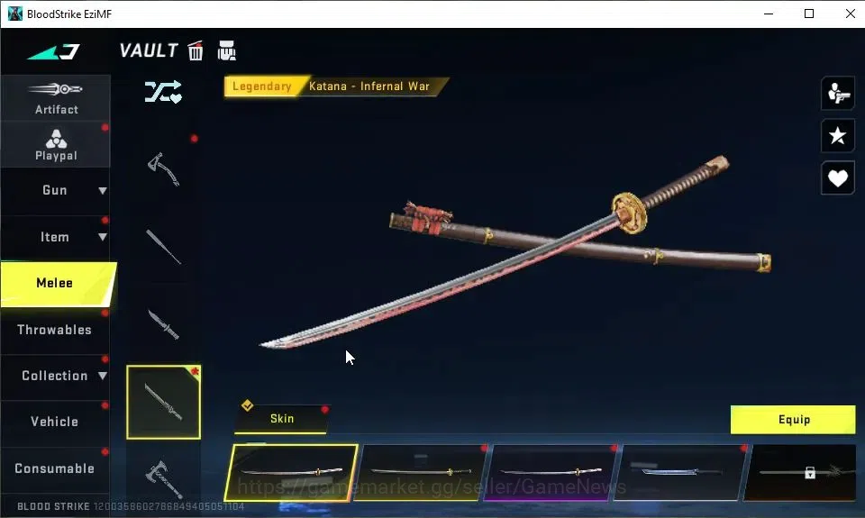 Blood Strike Accounts ASIA|16 ULTRA[JET,RAN,UMP45,QBZ95,FAL,SCAR,AK47,Or image 11