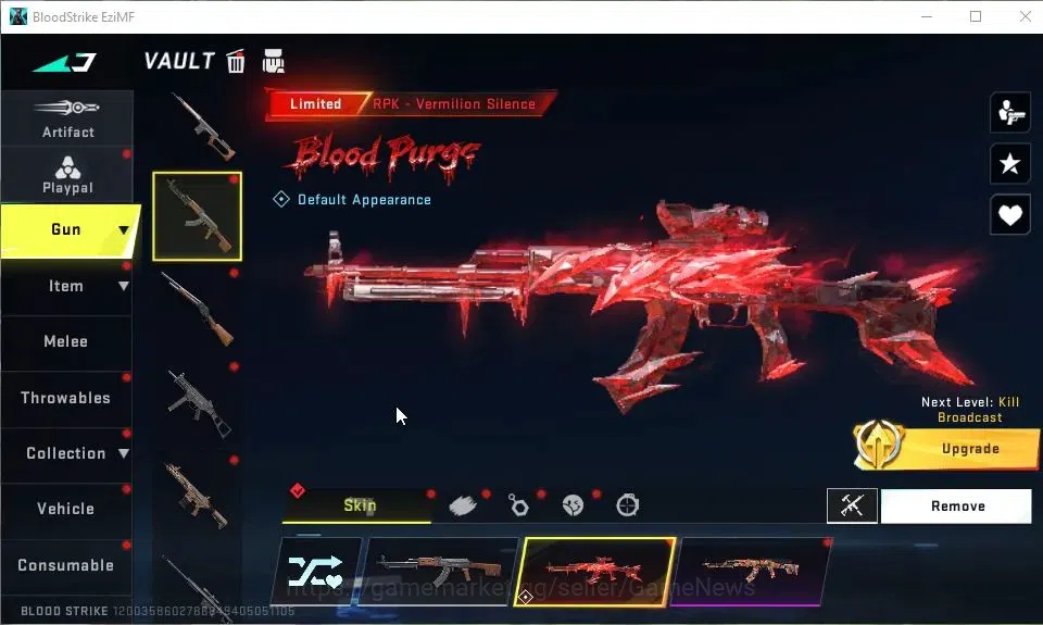 Blood Strike Accounts ASIA|16 ULTRA[JET,RAN,UMP45,QBZ95,FAL,SCAR,AK47,Or image 14