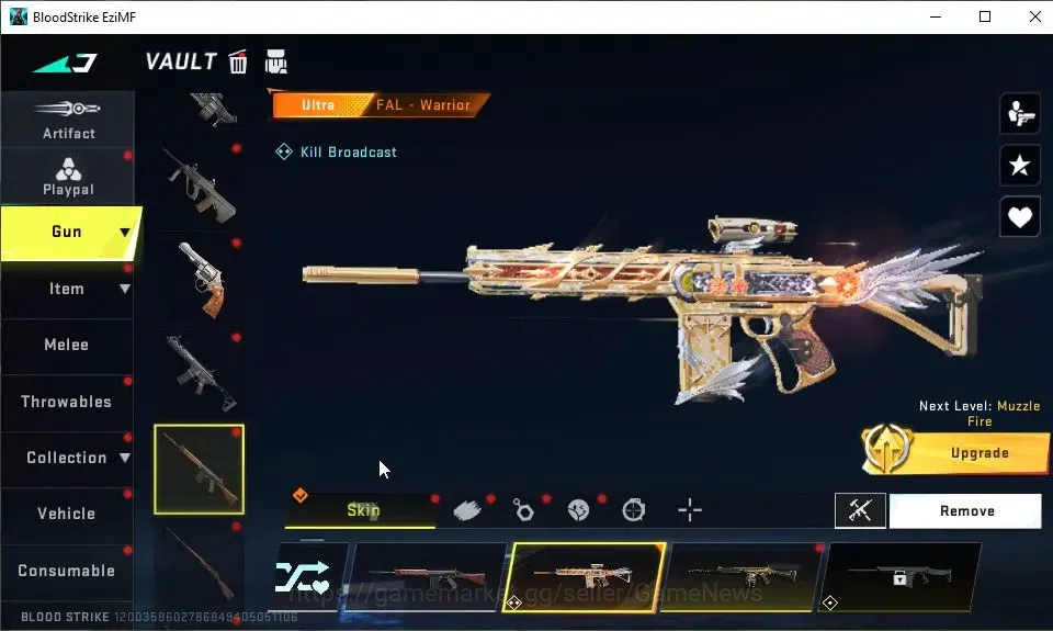 Blood Strike Accounts ASIA|16 ULTRA[JET,RAN,UMP45,QBZ95,FAL,SCAR,AK47,Or image 16