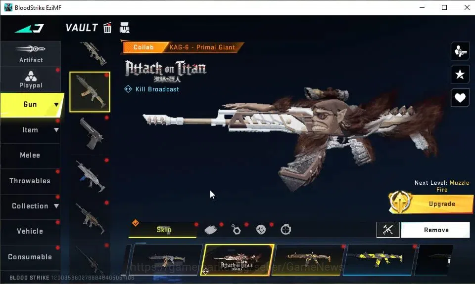 Blood Strike Accounts ASIA|16 ULTRA[JET,RAN,UMP45,QBZ95,FAL,SCAR,AK47,Or image 20