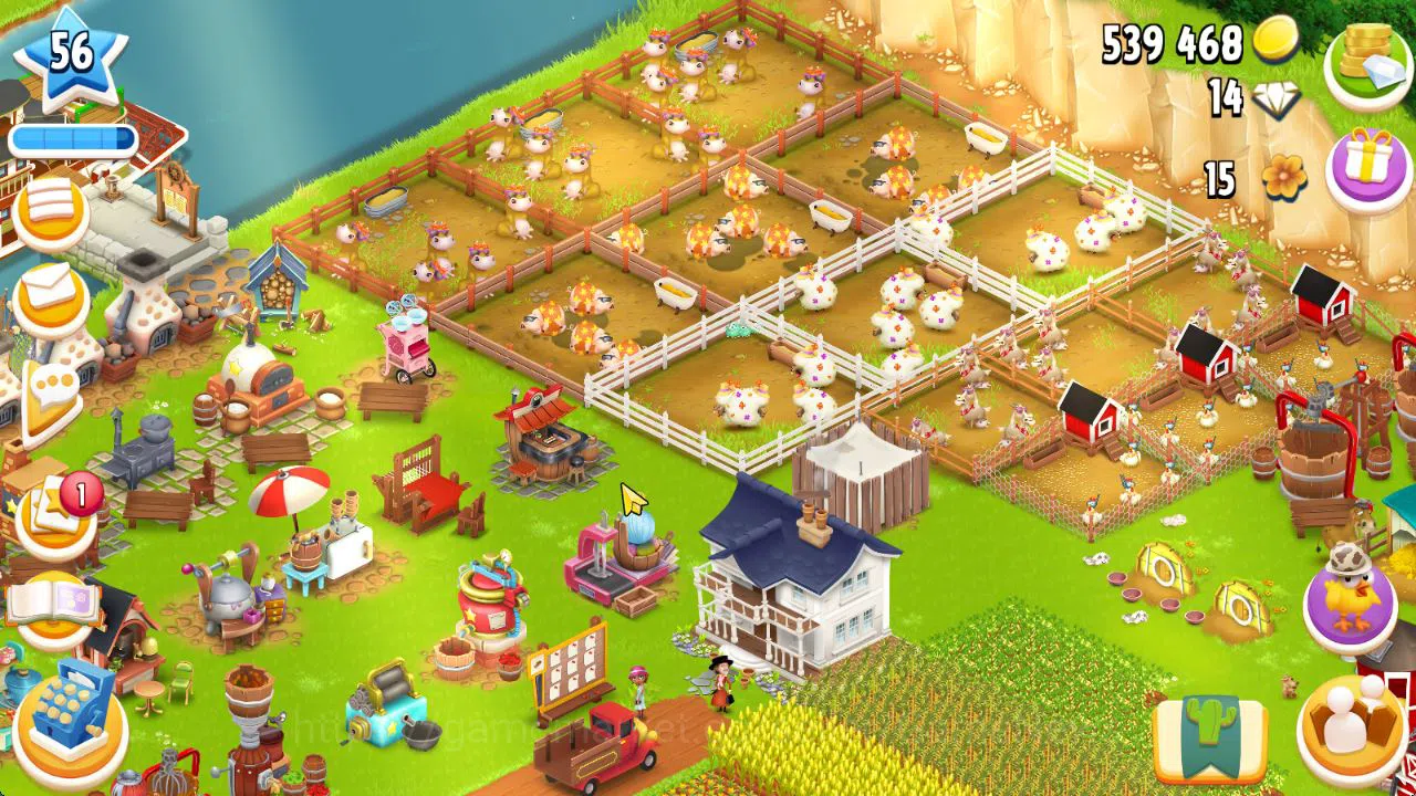 Hay Day Accounts Level 56|Barn Storage 3050 + Silo Storage 850|539K image 1