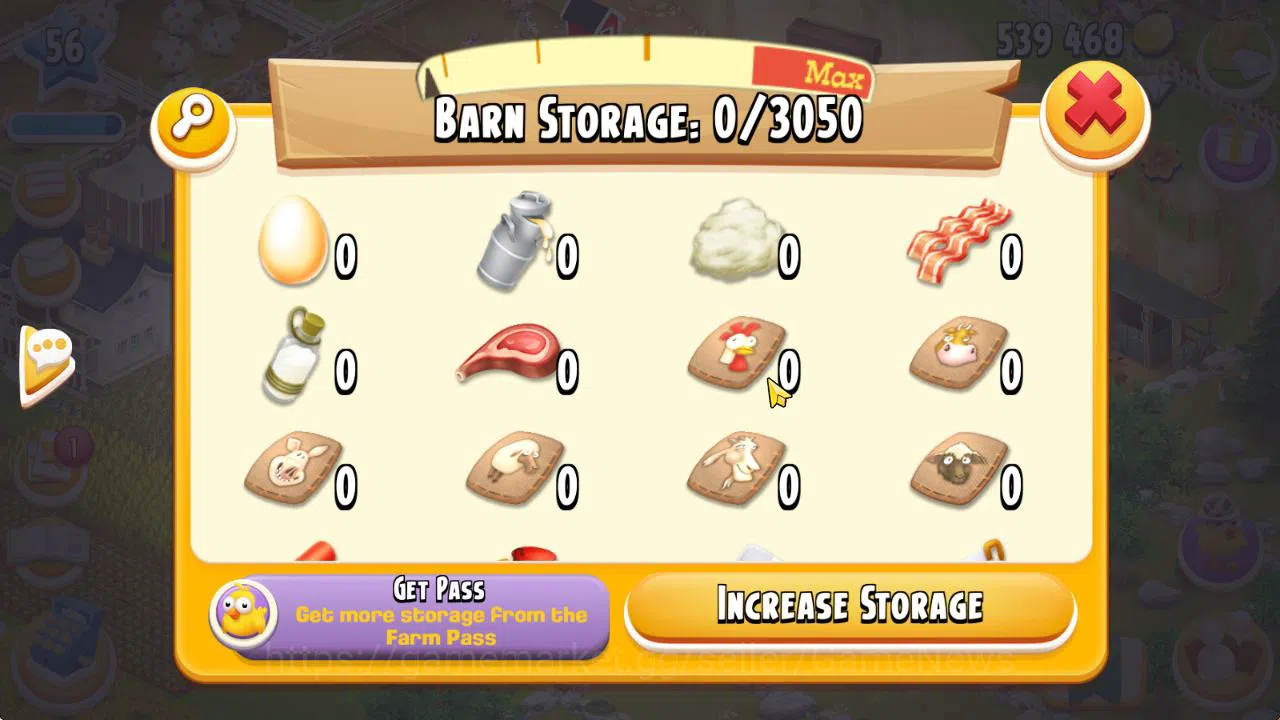 Hay Day Accounts Level 56|Barn Storage 3050 + Silo Storage 850|539K image 10