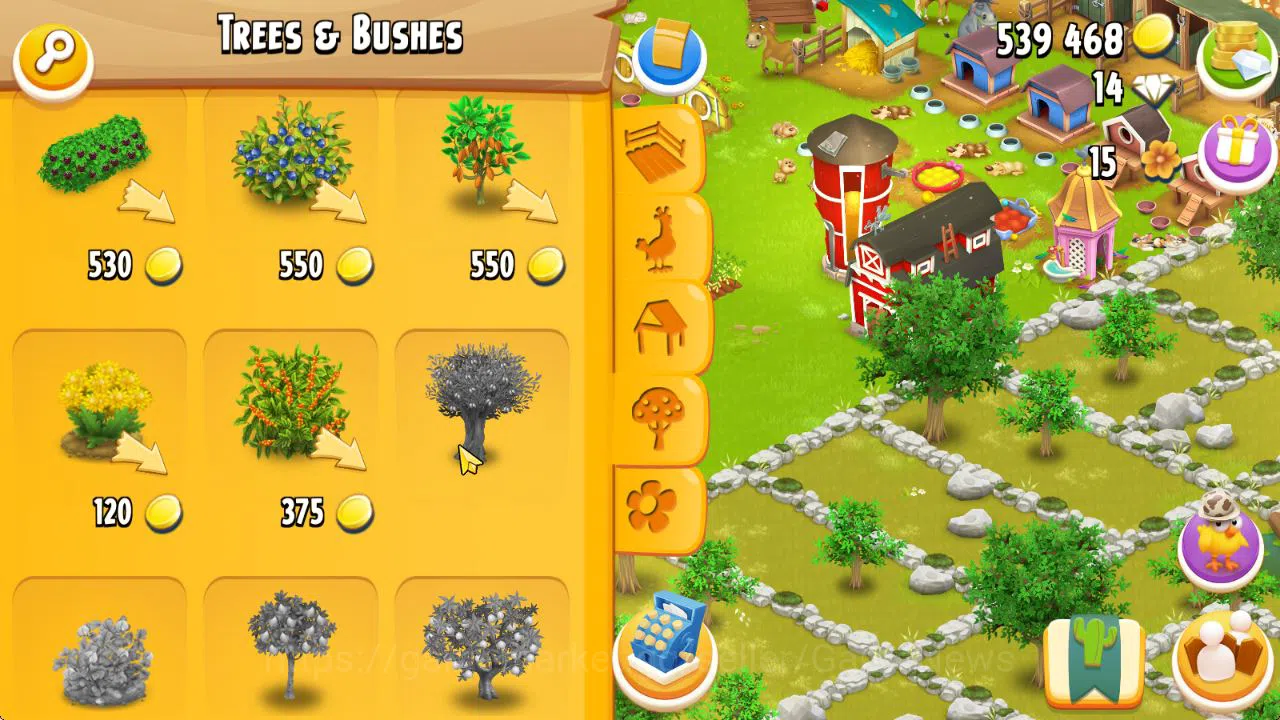 Hay Day Accounts Level 56|Barn Storage 3050 + Silo Storage 850|539K image 16