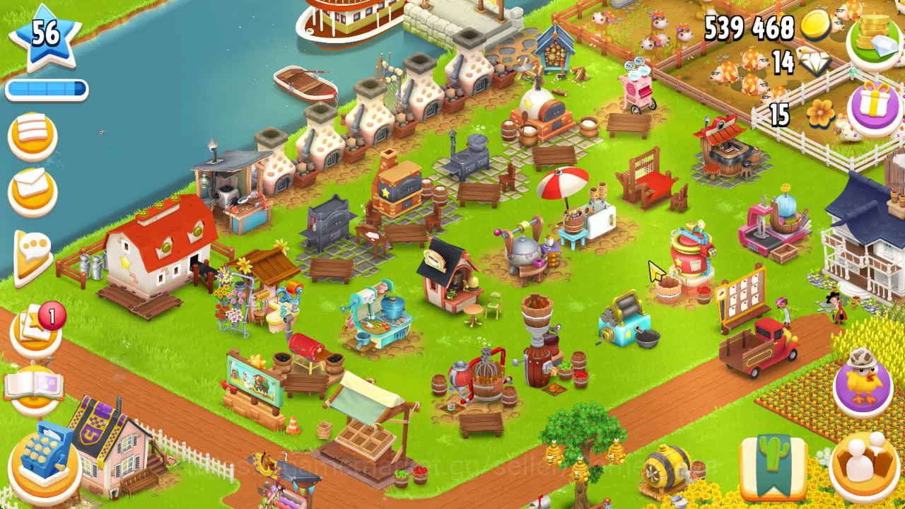 Hay Day Accounts Level 56|Barn Storage 3050 + Silo Storage 850|539K image 2
