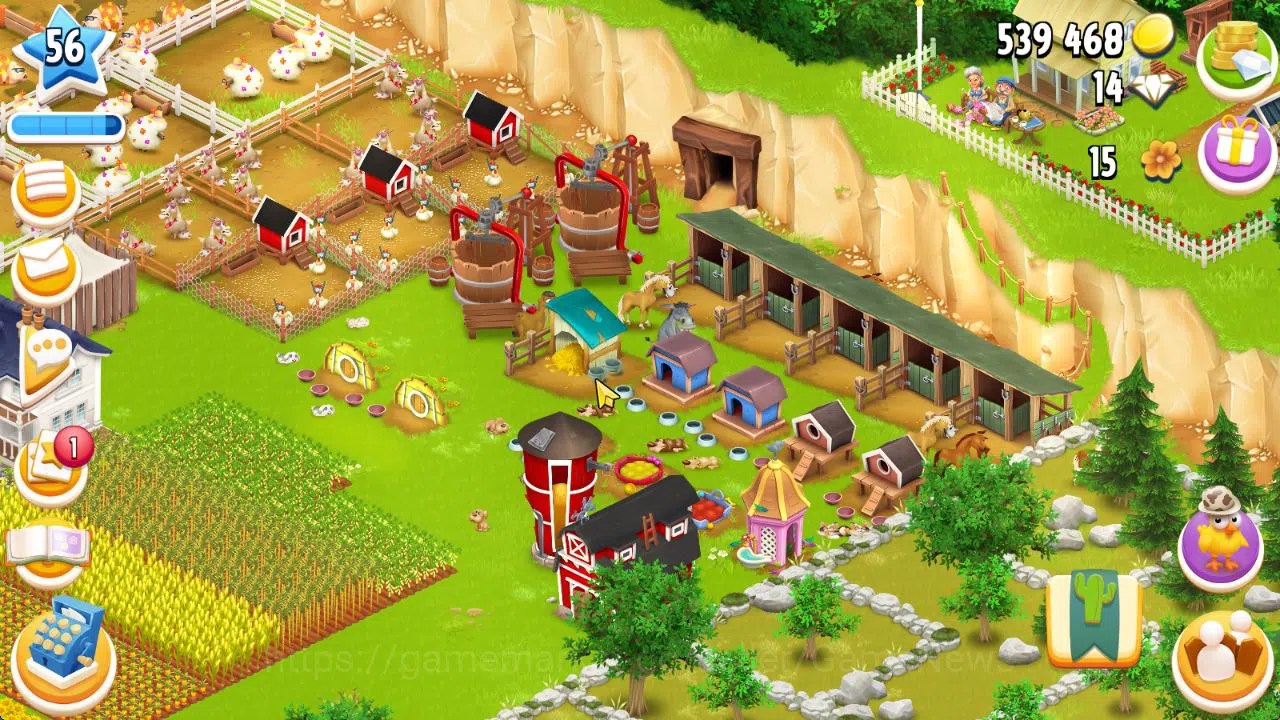 Hay Day Accounts Level 56|Barn Storage 3050 + Silo Storage 850|539K image 3