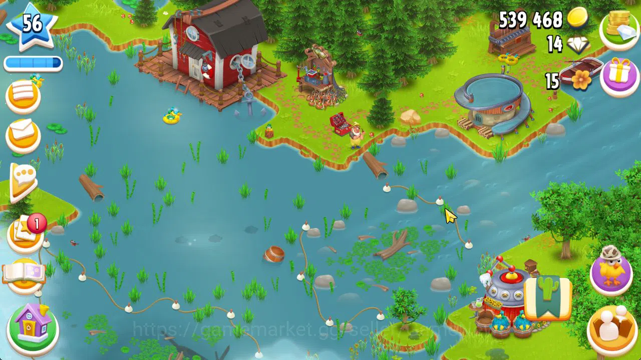 Hay Day Accounts Level 56|Barn Storage 3050 + Silo Storage 850|539K image 6