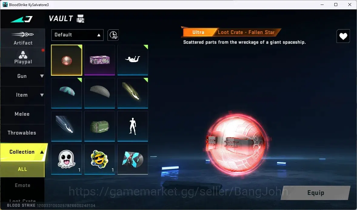 Blood Strike Accounts ASIA |1 Ultra Lightblade - Dark Force |2 Legendary image 7