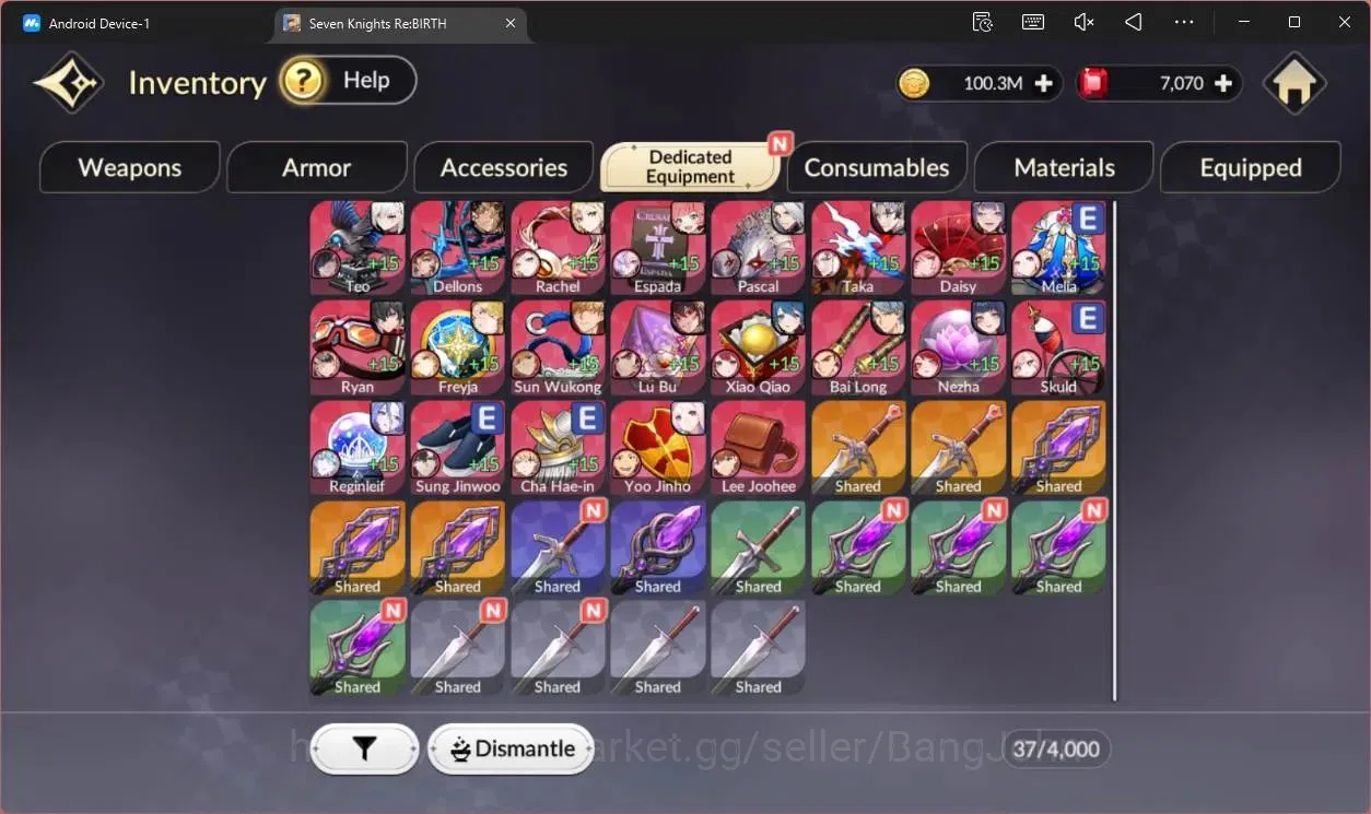 Seven Knights Re:Birth Accounts Global|Full EX7(Fai TC1,Melia TC1,Rosie TC1,Juri,G image 10