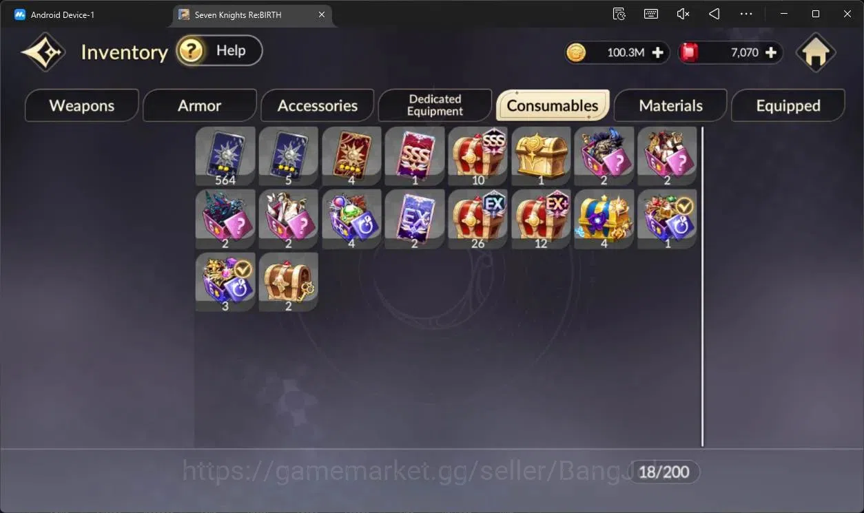 Seven Knights Re:Birth Accounts Global|Full EX7(Fai TC1,Melia TC1,Rosie TC1,Juri,G image 11