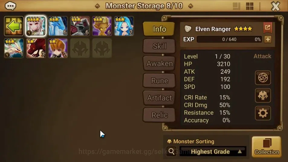 Summoners War: Sky Arena Accounts GLOBAL Lv30|1 LD[Valantis]|13 Total NB5[Leo,Vaness image 11