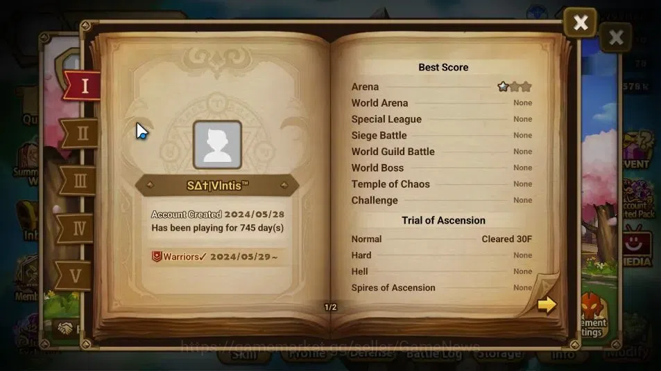Summoners War: Sky Arena Accounts GLOBAL Lv30|1 LD[Valantis]|13 Total NB5[Leo,Vaness image 3