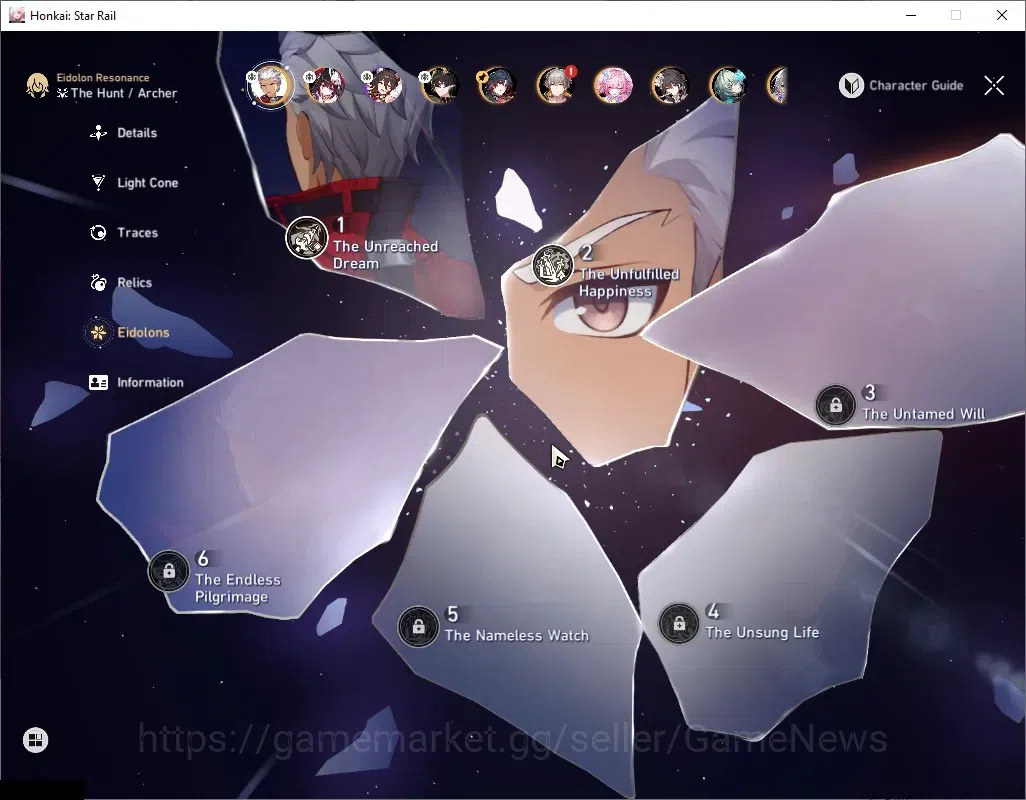 Honkai Star Rail Accounts Asia|TL69|11 Limited|Mortenax,Sparkle,SaberE2,Seel image 5