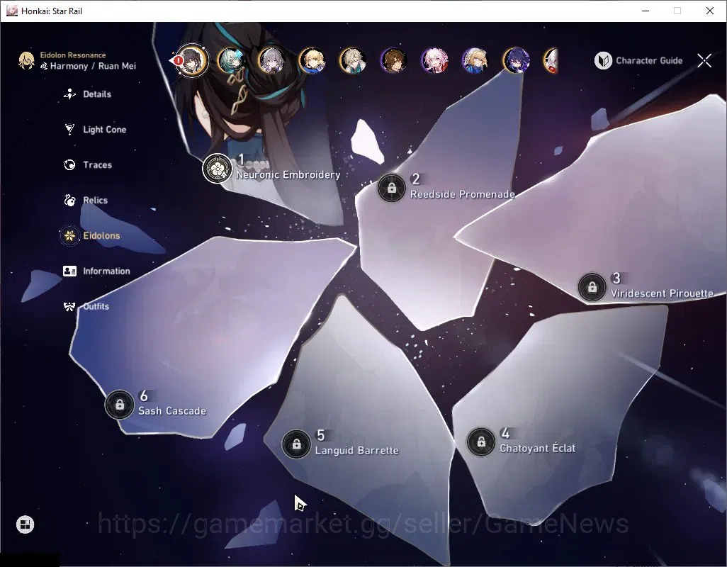Honkai Star Rail Accounts Asia|TL69|11 Limited|Mortenax,Sparkle,SaberE2,Seel image 6