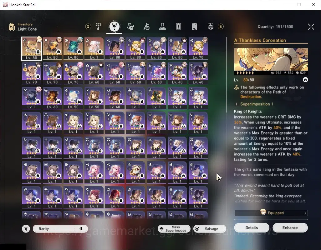 Honkai Star Rail Accounts Asia|TL69|11 Limited|Mortenax,Sparkle,SaberE2,Seel image 9