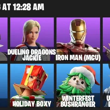 Fortnite Accounts 20 Skins | 45 Pickaxes | 34 Emotes | 46 Gliders | Level 730 | All Platforms | Iron Man (MCU), Ahsoka Tano