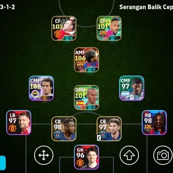 eFootball Accounts Legends & Iconic Players Mobile|PW 3084|Lamine Yamal BigT,Thiago Alcantara Epic,Wayne Rooney Epic,Lionel