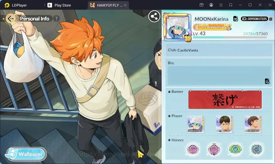 HAIKYU!! FLY HIGH Accounts SEA |Lv.43|4 SP Hirugami,Ushijima,Ginjima,Hoshiumi|6 SSR (Akaashi,Tanaka,Tsukishima,ETC)|KHS 1