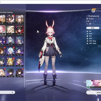 Honkai Star Rail Accounts Mid Game Asia|TL 62|7 Limited|Evanescia E2,Pearl,Rin T,Archer,Huohuo,FuXuan,Seele +1 STD Char|Rate