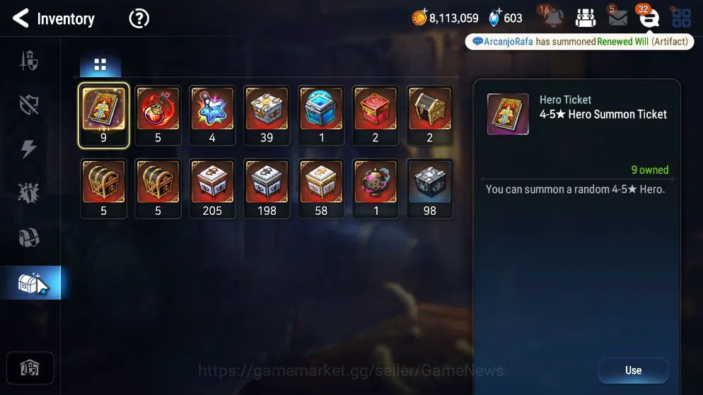 Epic Seven Accounts GLOBAL UNVERIF|NewEra|7ML(Salome,BArunka,NM Luna,R image 3