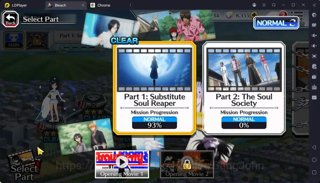Bleach: Brave Souls Accounts Others Global | 8.3K Orb+FreshStory|Zangetsu Speed,Rangiku Swimsuit 23,Ichigo Kurosaki 16