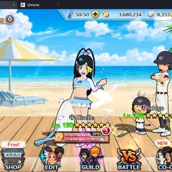 Bleach: Brave Souls Accounts Others Global | 8.3K Orb+FreshStory|Zangetsu Speed,Rangiku Swimsuit 23,Ichigo Kurosaki