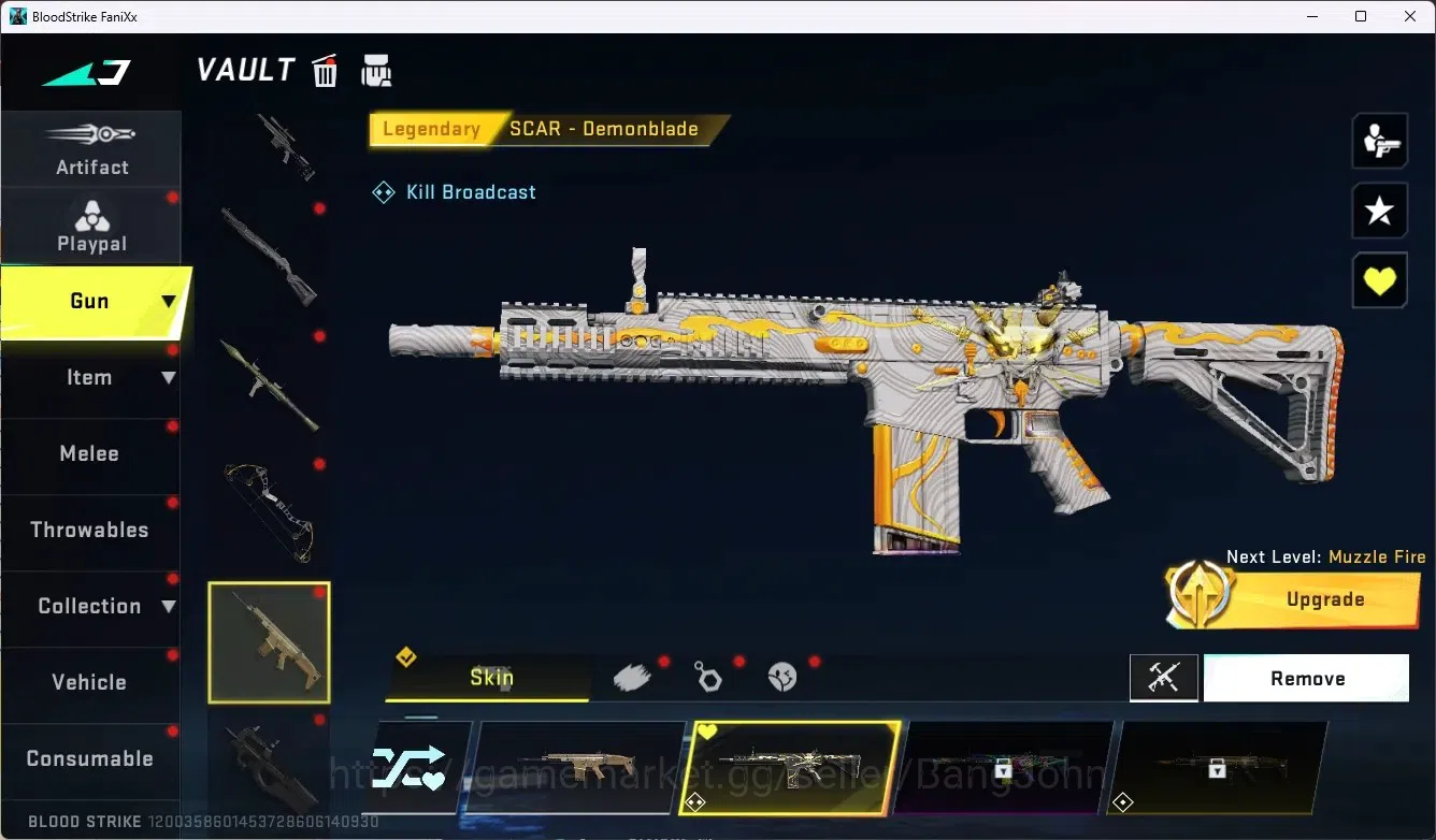 Blood Strike Accounts ASIA |Eternal Striker: ZERO-Odashadow|Legendary Ka image 12