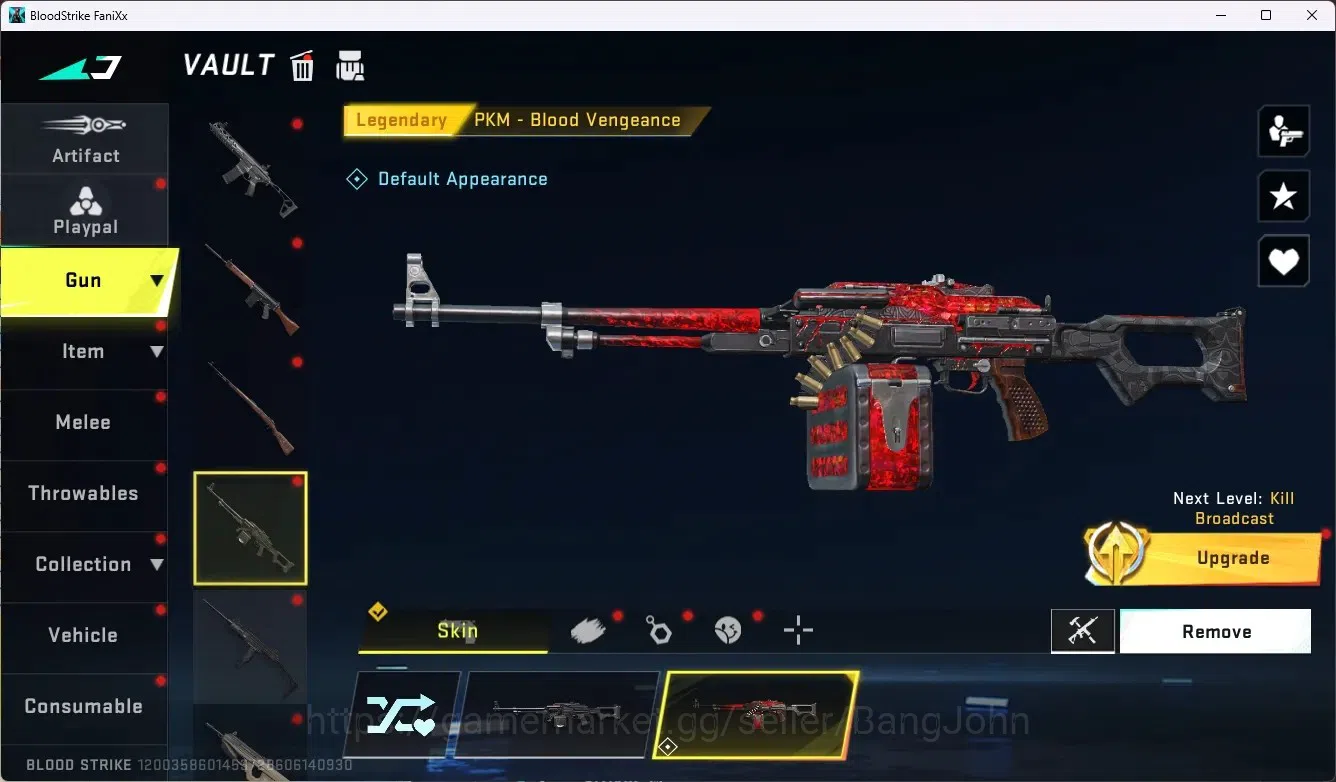 Blood Strike Accounts ASIA |Eternal Striker: ZERO-Odashadow|Legendary Ka image 15