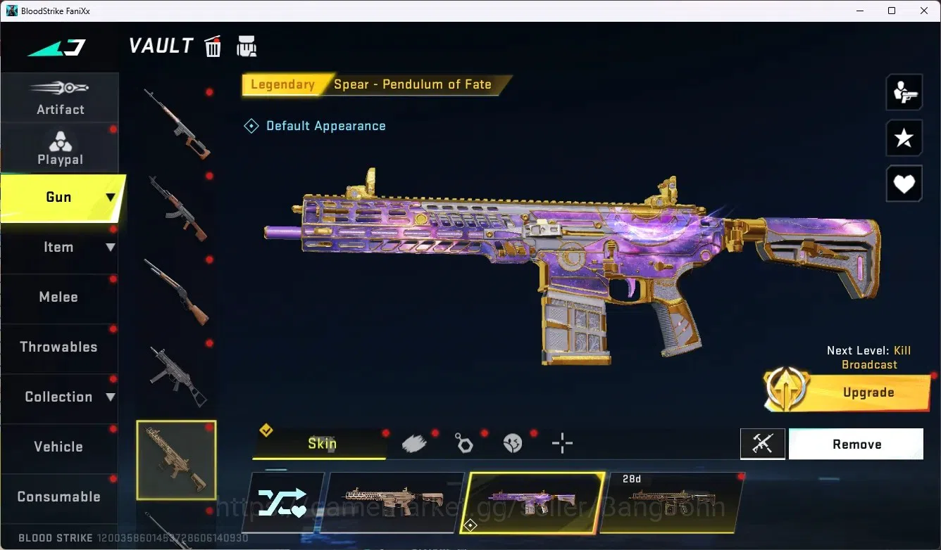 Blood Strike Accounts ASIA |Eternal Striker: ZERO-Odashadow|Legendary Ka image 16