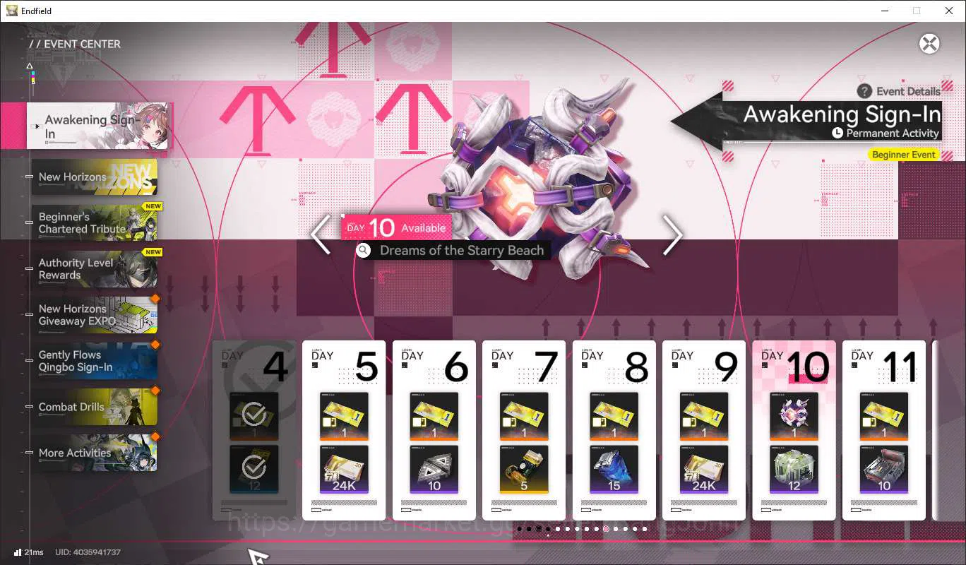 Arknights: Endfield Accounts Starter Lv2 | ASIA | Limited Laevantain, Ardelia | image 10