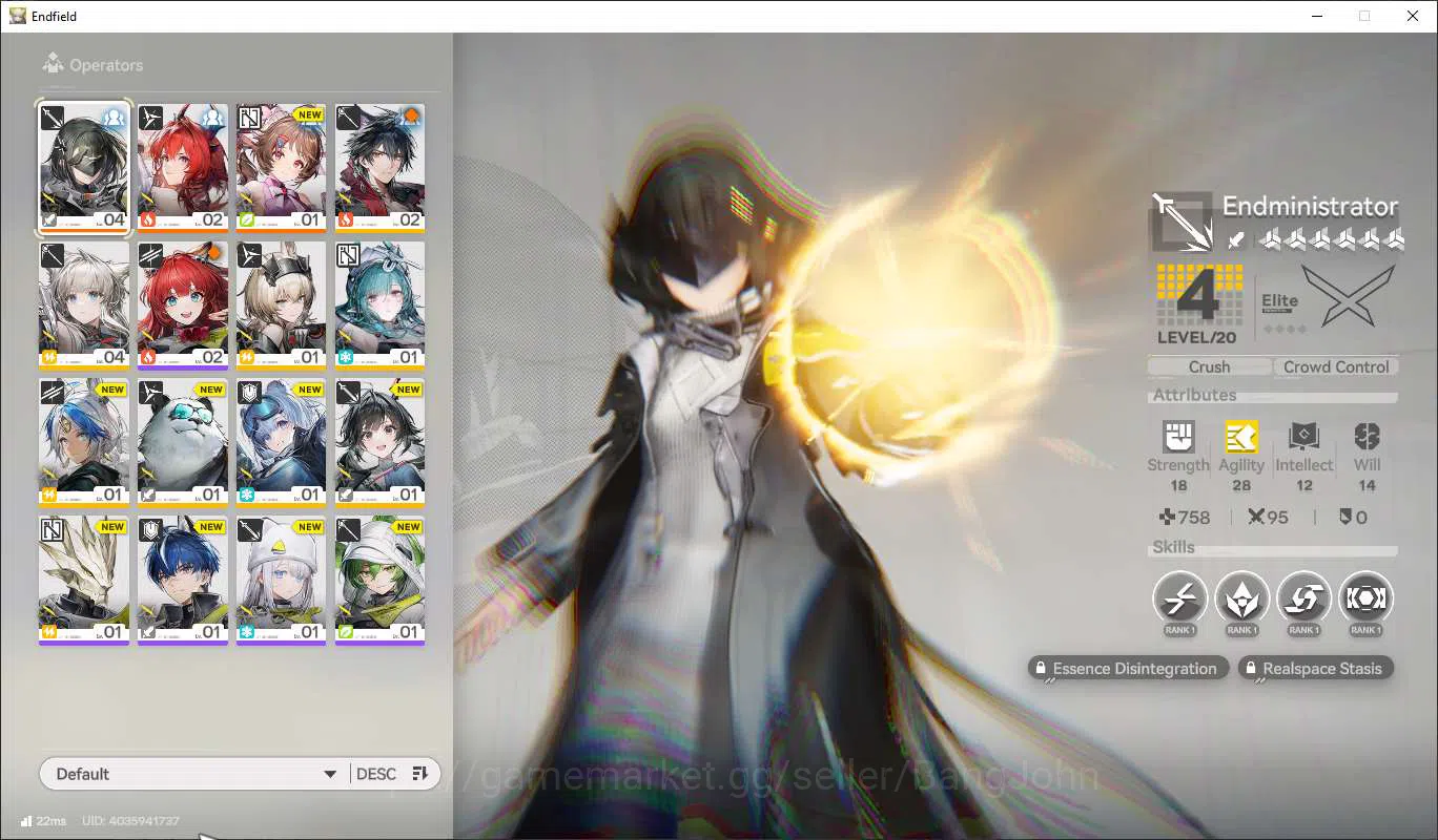 Arknights: Endfield Accounts Starter Lv2 | ASIA | Limited Laevantain, Ardelia | image 3