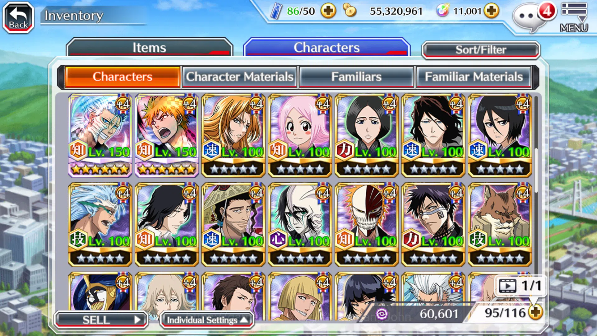 Bleach: Brave Souls Accounts Others GLOBAL]6K Orb+Fresh All Story|Ulquiorra Unleashed 10