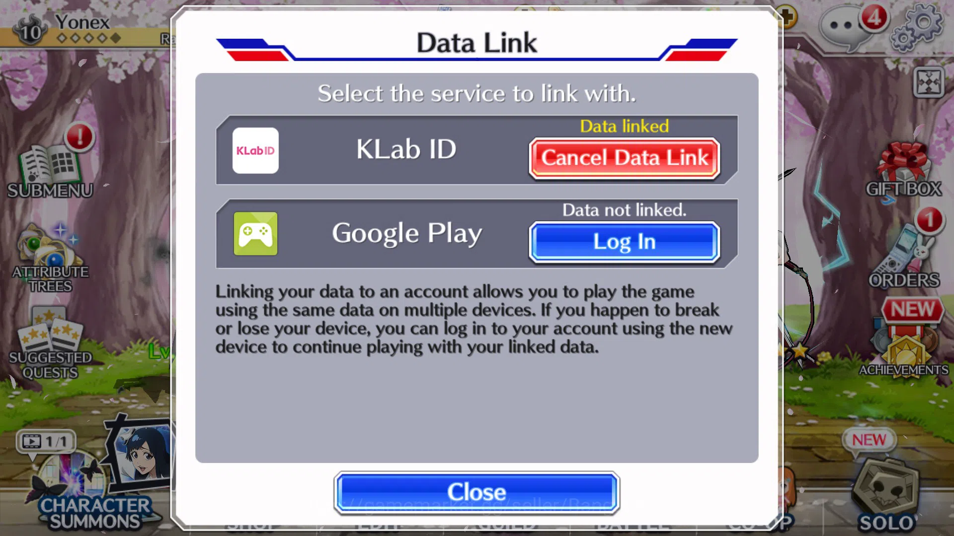 Bleach: Brave Souls Accounts Others GLOBAL]6K Orb+Fresh All Story|Ulquiorra Unleashed 16