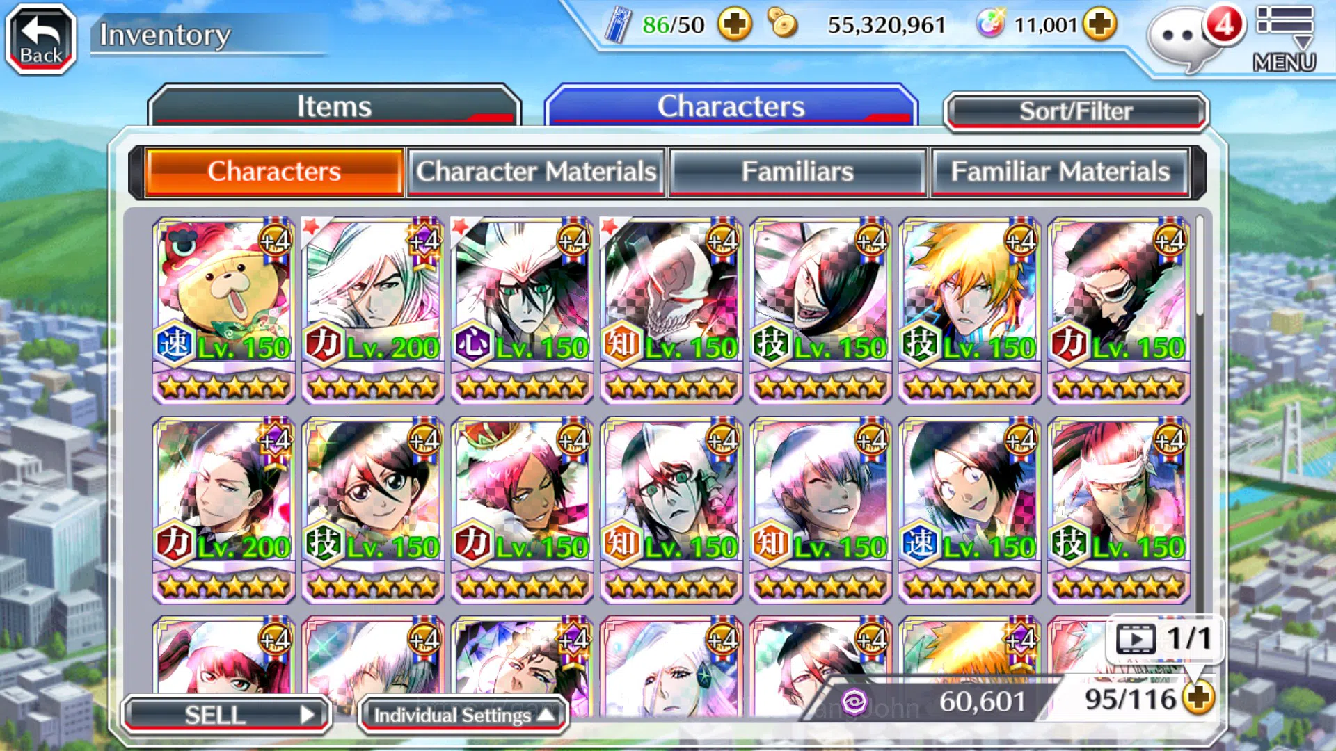 Bleach: Brave Souls Accounts Others GLOBAL]6K Orb+Fresh All Story|Ulquiorra Unleashed 8