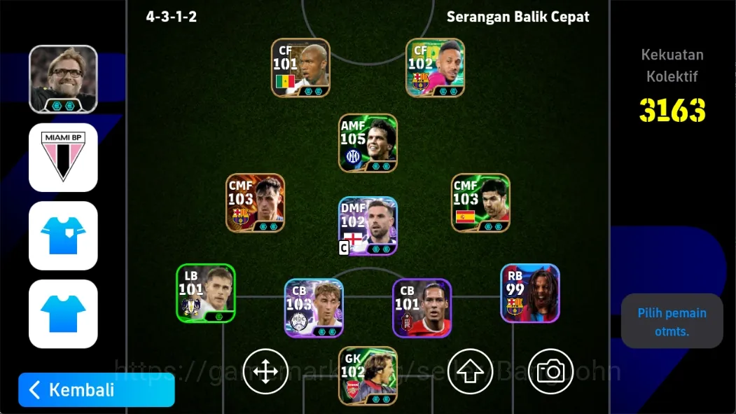 eFootball Accounts Others Android|PW 3180|Epic Aguero Sneijder DeclanRice,Showt Halland NeymarJr Akanji,etc|CheckSS EFB3672B 1