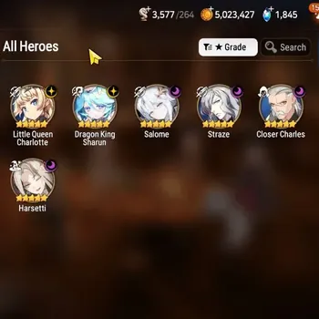 Epic Seven Accounts High-End GLOBAL UnVerif|NewEra| 6 ML (Harseti,Salome,Straze,etc)+Hecate,A Ludwig,AS Flan,etc|70K