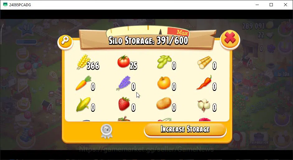 Hay Day Accounts Level 41 | Barn Storage 1050 + Silo Storage 600 | 289k Coins, 22 Diamonds |CN ON|Log Supercell ID|Take 7