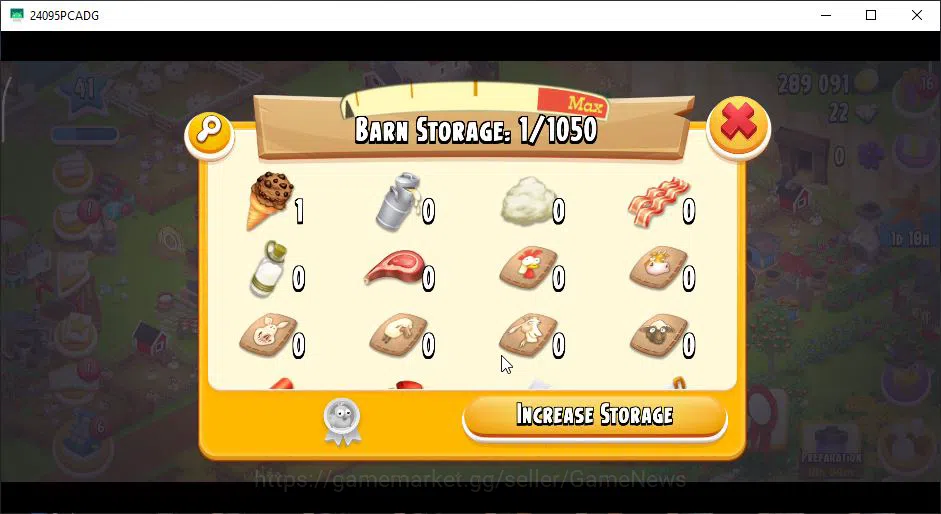 Hay Day Accounts Level 41 | Barn Storage 1050 + Silo Storage 600 | 289k Coins, 22 Diamonds |CN ON|Log Supercell ID|Take 8