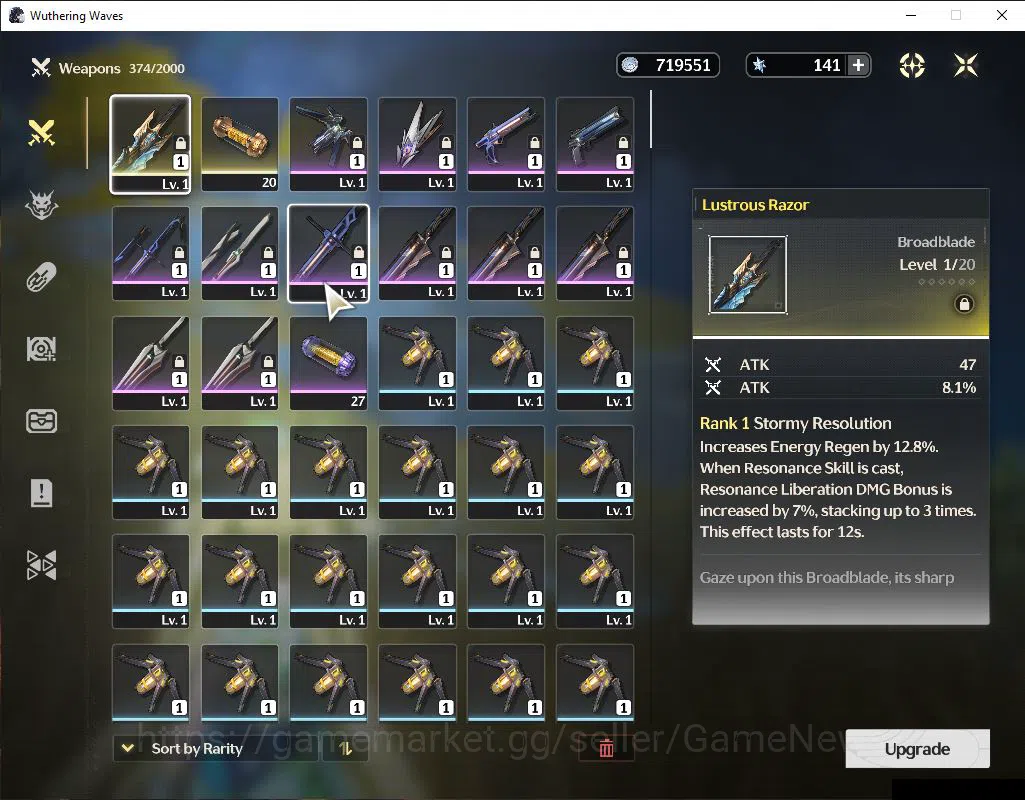 Wuthering Waves Accounts SEA|UL 8|Fresh Starter|2 Limited| Sigrika, Changli image 2
