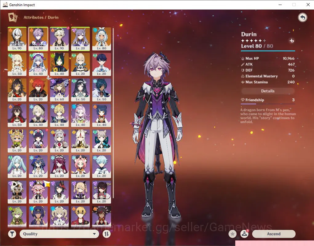 Genshin Impact Accounts ASIA|AR 55|3 Limited +4(*5Weapon)| (Arlecchino+C6  image 3